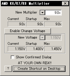 AMD K6/K7/K8 Multiplier�������